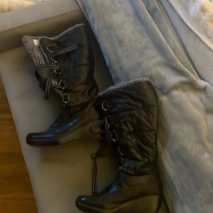 Sperry Black Winter Boots